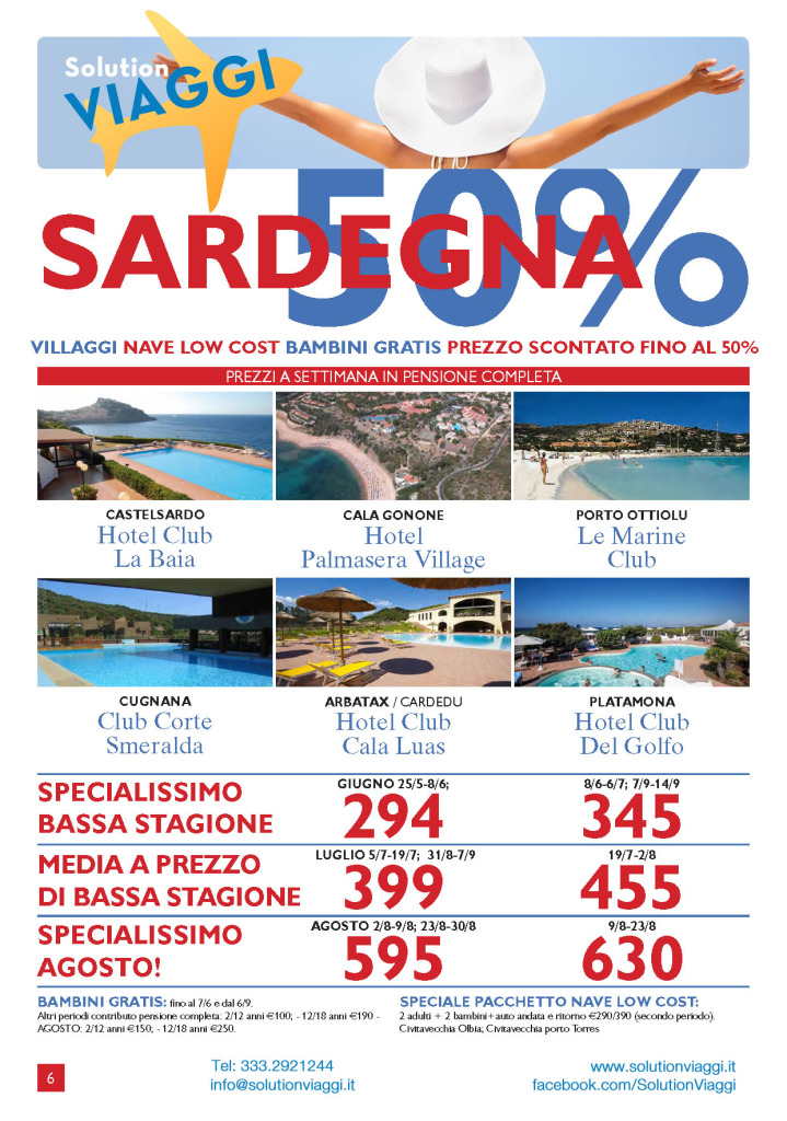 Offerte Vacanze Estive in Sardegna - SOLUTION VIAGGI (6)