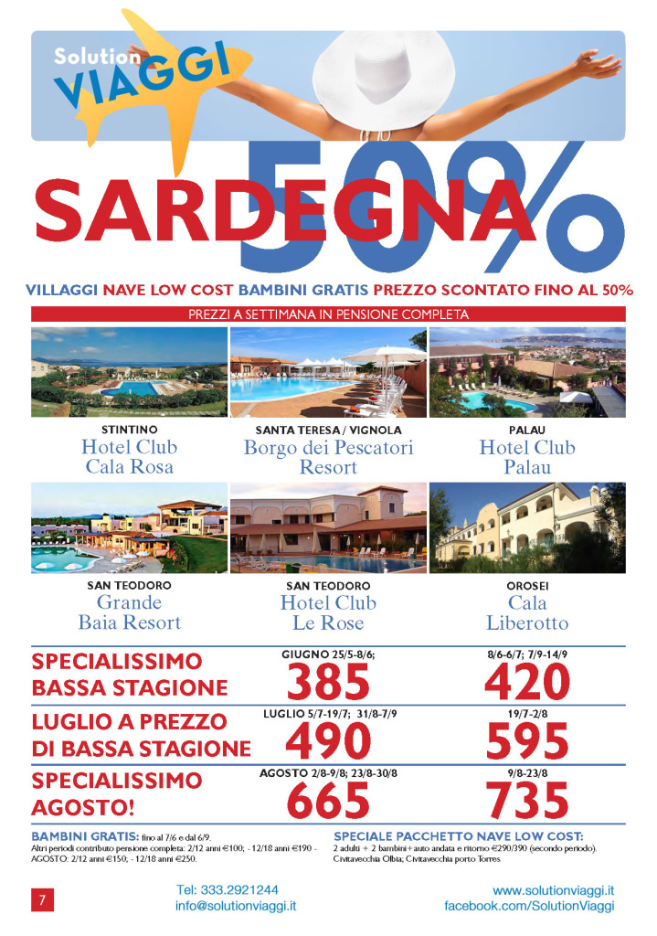 Offerte Vacanze Estive in Sardegna - SOLUTION VIAGGI (7)
