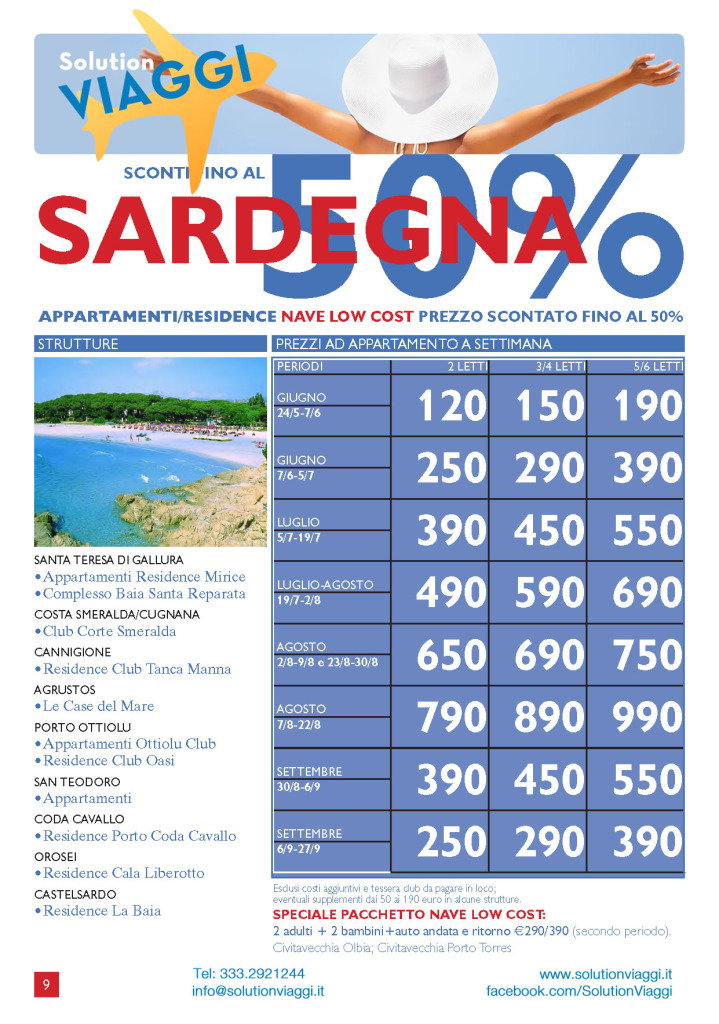 Offerte Vacanze Estive in Sardegna - SOLUTION VIAGGI (9)
